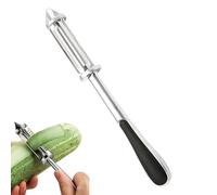 Econome | Economa Girevole in Acciaio | Strumento di peeling ergonomico e antiscivolo per sbucciare grattugiare preparare alimenti da cucina verdura e frutta