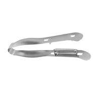 Econome Manuel - Sbuccia le verdure in acciaio inossidabile a doppio lato con manico ergonomico - accessorio da cucina per preparare insalate, succhi e uso ristorante