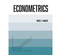 Econometria di Bruce Hansen 2022, copertina rigida spedizione veloce...