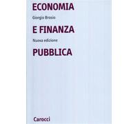 Economia e finanza pubblica - Brosio Giorgio