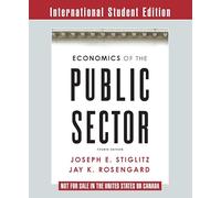 Economics of the Public Sector by Joseph E. Stiglitz