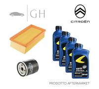 ECONOMY - KIT TAGLIANDO 2 FILTRI + 4 LT OLIO 5W30 CITROEN C3 (II) 1.2 BENZINA