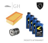 ECONOMY - KIT TAGLIANDO 2 FILTRI + 4 LT OLIO 5W30 PEUGEOT 208 (I) 1.2 BENZINA