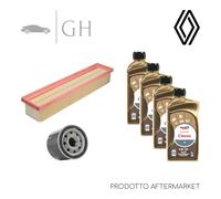 ECONOMY - KIT TAGLIANDO 2 FILTRI + 4 LT OLIO 5W30 RENAULT CLIO IV 1.2 BENZINA
