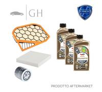 ECONOMY - KIT TAGLIANDO 3 FILTRI + 3 LT OLIO 0W20 LANCIA YPSILON 1.0 HYBRID 69CV
