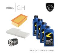 ECONOMY - KIT TAGLIANDO 3 FILTRI + 4 LT OLIO 5W30 PEUGEOT 208 (I) 1.2 BENZINA