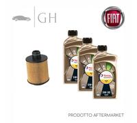 ECONOMY - KIT TAGLIANDO FILTRO OLIO + 3 LT OLIO 5W30 FIAT PANDA 1.3 MJT 75 CV