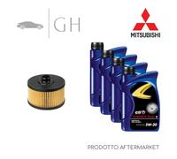 ECONOMY - KIT TAGLIANDO FILTRO OLIO + 4 LT OLIO 5W30 MITSUBISHI COLT (VII) 1.0 B