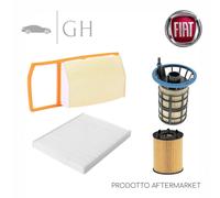 ECONOMY - KIT TAGLIANDO MANUTENZIONE 4 FILTRI FIAT 500L 351 1.3 MJT 95 CV