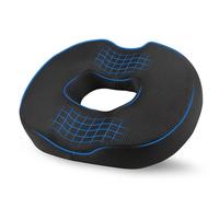 EcoNour Cuscino a Ciambella in Memory Foam | Ideale per Recupero Post Parto | Sollievo da Emorroidi, Sciatica e Dolori a Fianchi e Coccige | Perfetto per Ufficio e Conducenti a Lunga Distanza