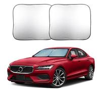 EcoNour Parasole per parabrezza, Parasole per parabrezza per auto in 2 pezzi, Parasole per Auto Parasole per la Parabrezza Anteriore, Parasole Auto Parabrezza Protettore Contro i Raggi UV, 78 x 71cm