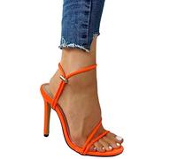 Ecoodisk Sandali alla caviglia sandali alti tacchi scarpe da donna pompe di grandi dimensioni sandali estivi da donna scarpe da festa per feste tacones tacones mujer