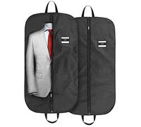 Ecooe 2-Pezzi Borsa Porta Abiti da Viaggio 110x60cm Versione spessa Custodie Antipolvere per Copri Abiti Giacche Gonne Camicie e Altro Porta Abito da Viaggio Uomo e Donna