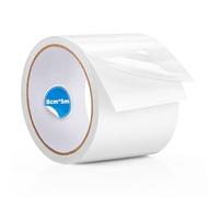 ecooe Kit Riparazione Piscina, Nastro Impermeabile 8cm x 500cm, Toppe per la Piscina, Materasso ad Aria, Trampolino, Canotto, Letto ad Aria, Castello Gonfiabile, Colore Trasparente