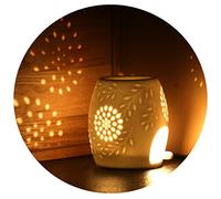 Ecooe lampade Aroma in Ceramica con Il Cucchiaio di Candela
