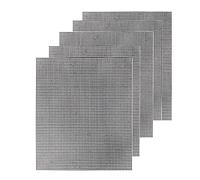 ECOOPTS Set di 5 tappetini in rete per barbecue, antiaderenti, riutilizzabili, resistenti al calore, per grigliare carne, verdure, cucinare, cuocere al forno, 40 x 33 cm (5)
