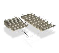 ECOOPTS Tenda parasole retrattile per pergola, 90 x 40 cm, per patio, veranda, giardino, cortile, terrazza esterna (beige)