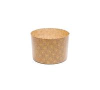 Ecopack stampo in carta per panettone alto da 1 kg, adatto al forno fino a 220°C, confezione da 100 pz