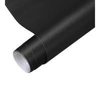 Ecopelle Adesiva, 2 rotoli di Pelle Adesiva per Riparazioni 40 x 150 cm, Patch per Riparazione in PU Pelle per Divani, Seggiolino Auto, Borse, Giacche, Artigianato fai-da-te, Nero