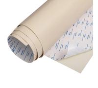 Ecopelle Adesiva Kit Di Patch Di Riparazione In Pelle Di Texture Litchi, Nastro Di Riparazione In Pelle Falsa Per Mobili Sedili Auto Divani Sedili Da Stivale Reclining(Beige,9.8x23.6in)