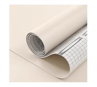 Ecopelle Adesiva Toppa Autoadesiva Per Riparazione In Pelle Bianco Sporco, Kit Di Riparazione Per Tappezzeria In Vinile E Similpelle Per Mobili, Divani, Sedili Per Auto E Sedie Da Ufficio(100X70cm)