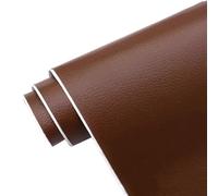 Ecopelle Adesiva Toppe in pelle for mobili, toppe autoadesive in pelle for riparare sedili auto, divani, sedie, barche, borse(Brown,200x68 cm/78.7x26.8 in)