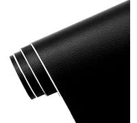 Ecopelle Adesiva Toppe in pelle for mobili, toppe autoadesive in pelle for riparare sedili auto, divani, sedie, barche, borse(Black,100x35 cm/39.4x13.8 in)