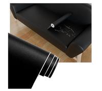 Ecopelle Adesiva Toppe in pelle nera for mobili, toppe autoadesive in pelle for riparare sedili auto, divani, sedie, barche, borse(300x35 cm/118x13.8 in)