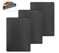 Ecopelle Adesivo,Pelle Adesiva per Riparazioni,Rivestimento Ecopelle Autoadesivo, Pelle Artificiale Rinnovamento Toppa Adesiva per Divano,Sedili Auto,Borse,Rtigianato Fai-da-te (20*28cm, Nero)