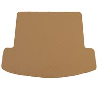 Ecopelle BEIGE SCURO, Tappetini bagagliaio per Hyundai Santa Fe V PiH 2024-… 7pe