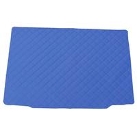 Ecopelle BLU SCURO, Tappetini bagagliaio per Mitsubishi Colt VII ibrido HEV 2023