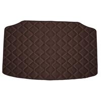 Ecopelle MARRONE, Tappetini bagagliaio per VW Polo VI 2G AW H/B DB nessun piano