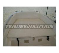 Ecopelle Nautica Bianca Liscia o Trapuntata - 140 cm, Vendita al Metro - Modello: Trapuntata