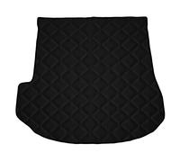 Ecopelle NERO, Tappetini bagagliaio per Hyundai Santa Fe III Grand 5/7per 2012-2