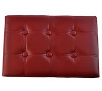 Ecopelle pouf panca contenitore tinta unita DOUBLE