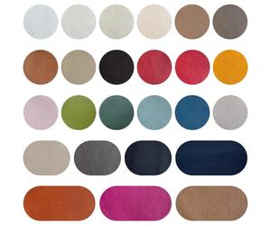 Ecopelle Sierra di Alta Qualità - Tessuto Multistrato al Mezzo Metro - COLORE E CODICE: SIERRA 22 BLU NOTTE