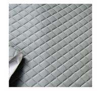 Ecopelle Trapuntata Vinile PVC Tessuto In Pelle Impermeabile Trapuntata Cuscino Imbottito Con Cuciture A Rombi Cuscino Imbottito(Gray,1.6X1m)