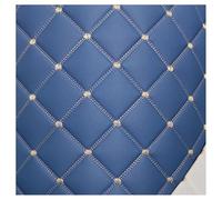 Ecopelle Trapuntata Vinile PVC Tessuto In Pelle Tessuto Ecopelle Impermeabile Pelle Trapuntata Cuscino Imbottito Con Cuciture A Rombi Cuscino Imbottito In Ovatta Di Lino(Navy Blue,1.6x5m)