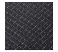Ecopelle Trapuntata Vinile PVC Tessuto In Pelle Tessuto Impermeabile Pelle Trapuntata Cuscino Imbottito Cuciture A Rombi(Black2,1.6X1m)