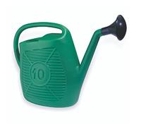 Ecoplast | Annaffiatoio 10 Litri, Annaffiatoio da Giardino in Plastica Resistente, Verde, con beccuccio a doccia antigoccia, Made in Italy