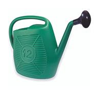 Ecoplast | Annaffiatoio 12 Litri, Annaffiatoio da Giardino in Plastica, Verde, 50x21x39