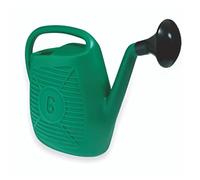 Ecoplast | Annaffiatoio 6 Litri, Annaffiatoio da Giardino in Plastica Resistente, Verde, con beccuccio a doccia antigoccia, Made in Italy