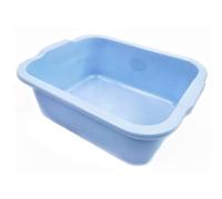 Ecoplast | Bacinella Plastica Rettangolare 13 Lt, Colori Assortiti Lavanda/Bianco/Azzurro/Tortora, 38x28x12, Made in Italy