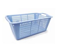 Ecoplast | Cesta Multiuso Grande 58cm, Cesta con Manici in Colori Assortiti Lavanda/Rosso/Azzurro/Tortora/Bianco, Made in Italy