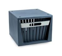 Ecoplast | Cubo Portaoggetti Componibile Doga, Cestino Portaoggetti in Plastica Riciclata, Colore Antracite, 26x27,5x20, Made in Italy