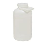 Ecoplast Fusto in Plastica a Bocca Larga con Guarnizione e Tappo, Capienza 5 Lt, Neutro