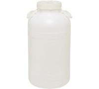 Ecoplast Fusto Plastica 25 Lt Bocca Larga con Guarnizione e Tappo Made in Italy