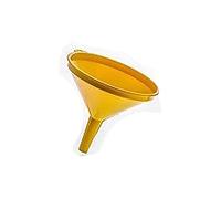 Ecoplast | Imbuto Cucina in Plastica 14cm, Colori Assortiti Tortora/Rosso veneziano/Mandarino/Bianco, Made in Italy