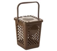 PATTUMIERA ECOPLUS FORATA LT.10 MARRONE PZ 12,0