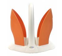 Ecoplast | Portabicchieri in Plastica, per Bicchieri Plastica Usa e Getta, Bianco Perla & Mandarino, 22,3x12,5x20, Made in Italy